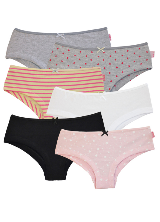 Stretch Cotton Panties - 6 Pack