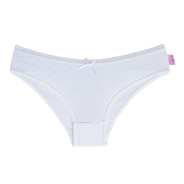 Underwear With fabric, Embroidered dots