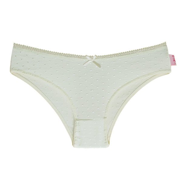 Underwear With fabric, Embroidered dots