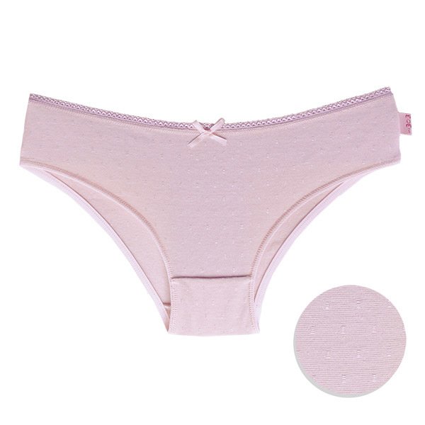 Underwear With fabric, Embroidered dots