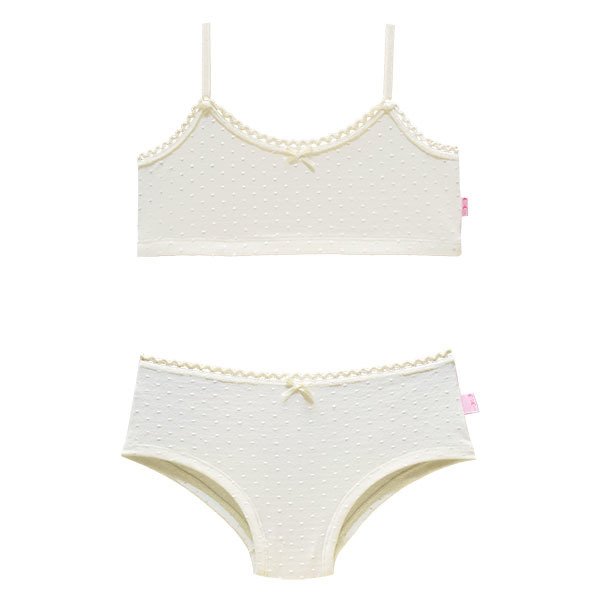 Swiss Dot Bra and Panty Set